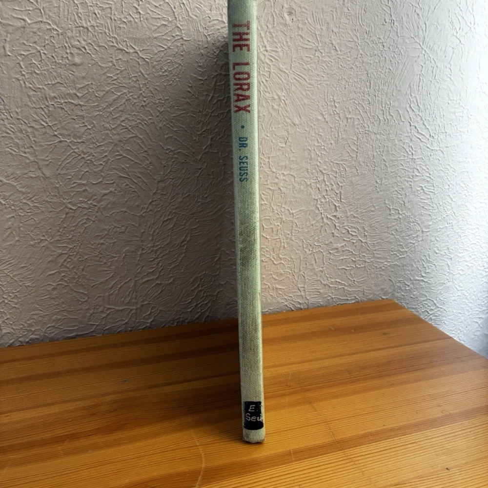 Dr. Seuss Collectible The Lorax 1971 First Library Edition Lake Erie - Picture 2 of 16